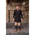 thumbnail image 2 of Leif Viking Undertunic in Black, size: Medium | Cotton by Medieval Collectibles, 2 of 5