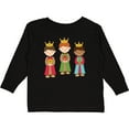 thumbnail image 3 of Inktastic Christmas Three Wisemen Boys or Girls Long Sleeve Toddler T-Shirt, 3 of 5