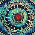 thumbnail image 6 of WYYP Tablecloths Mandala Flower, Decorative Round Table Cover White, 6 of 8