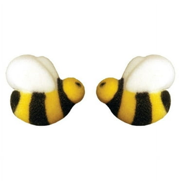 Bumble Bees Assortment Dec-Ons® Sugar Cake Decorations, 24 Count