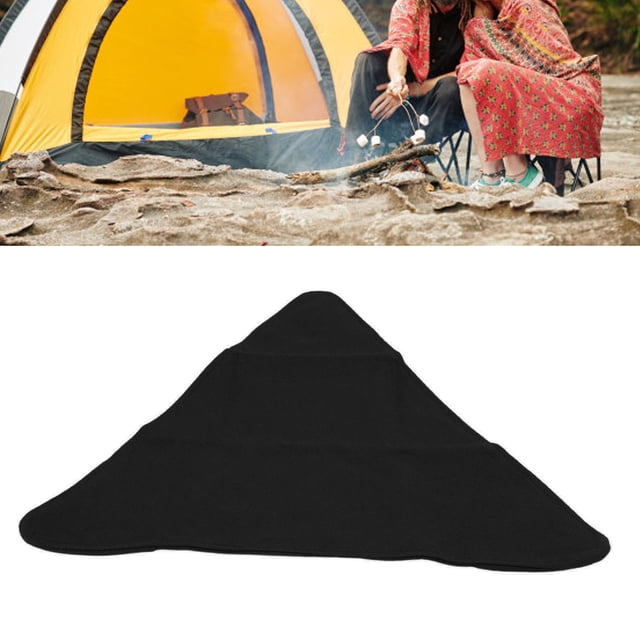 Taburete portátil plegable de tela triangular para acampar, taburete ergonómico estable para pesca al aire libre