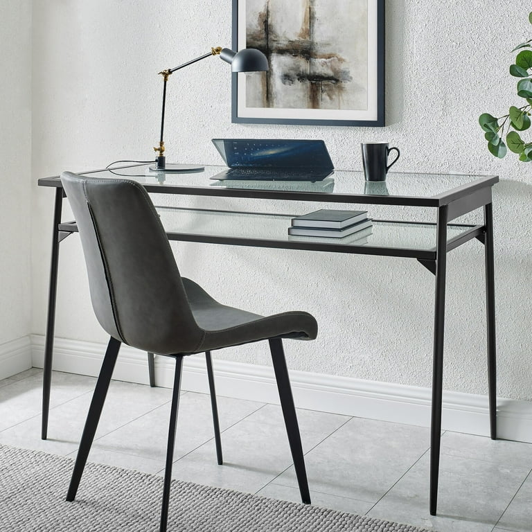 Stoughton glass desk deals