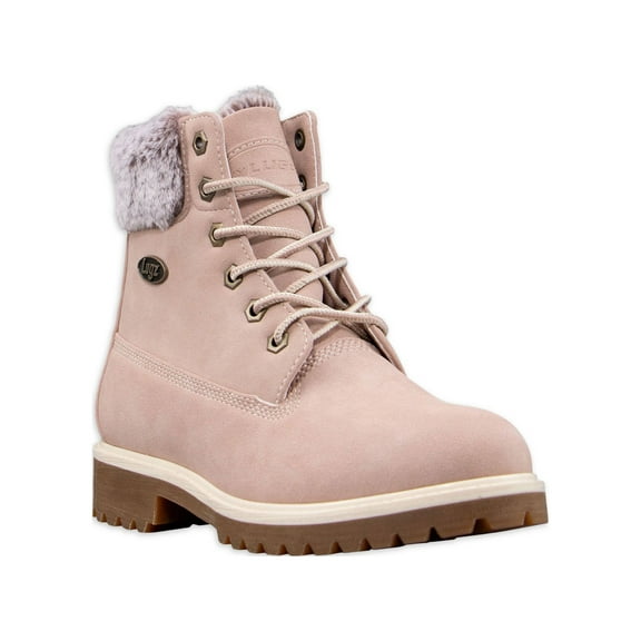Lugz Women's Hudson Lace-up Faux Fur-trim Boot