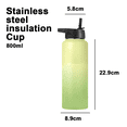 thumbnail image 2 of Botella deportiva impermeable de gran capacidad-Amarillo+Verde MFZFUKR CPB-DE-LYY1442-8, 2 of 5