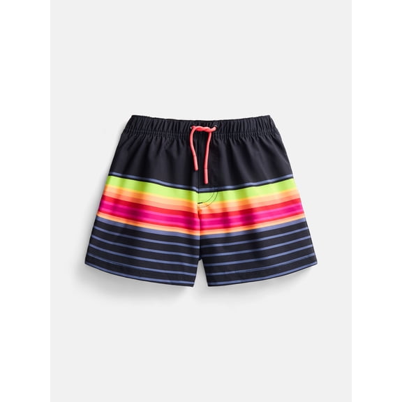 Wonder Nation Boys Printed Swim Trunks, Sizes 4/5-18 & Husky