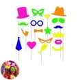 thumbnail image 5 of Dserhfy 17Pcs Glow Neon Photo Booth Props Fully Assembled Fluorescent Birthday Party Fun Photo Shoot Accessories, 5 of 8
