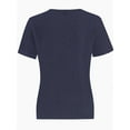 thumbnail image 3 of Women's Lightweight and Soft T-Shirt Curved Hem Crew Neck Smooth Trendy Sleep Lounge Pajama Tops, 3 of 5