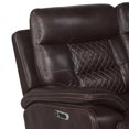 thumbnail image 6 of Elements Campo Power Motion Sofa with Power Motion Head Recliner in Pebble Brown, 6 of 11