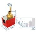 thumbnail image 4 of -15 Paddle Flow Control Switch 1/2inch 250v Ac Spdt Water Cooling System Flow Blade Type Water Flow Switch, 4 of 5