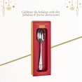thumbnail image 5 of Spode Christmas Tree 10-Inch Serving Spoon - Holiday Flatware Utensil for Serving Dishes - 18/10 Stainless Steel with Embossed Handle - Dishwasher Safe Festive Flatware for Seasonal Gatherings, 5 of 7
