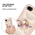 thumbnail image 4 of for iPhone 6 Plus / 6S Plus Case with Ring Stand, Heavy Duty Military Grade Rugged Shockproof Silicone Rubber Magnetic Kickstand Holder Case for Women Girls For iPhone 6 Plus / 6S Plus, Rosegold, 4 of 8