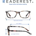 thumbnail image 5 of READEREST BLUE LIGHT BLOCKING READING GLASSES (FLORAL, 3.50 MAGNIFICATION, 5 of 6