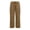 Khaki, variant on Women's Plus Size Loose Casual Straight-Leg Cargo Pants With Pockets, Drawstring Waist, Relaxed Fit, Available in White Black Blue Green Khaki Pink