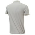 thumbnail image 3 of YYDGH Men's Zipper Polo Shirt Short Sleeve Slim Fit T-Shirt Casual Fashion Tunic Top Blouse Gray XXL, 3 of 8