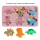 thumbnail image 3 of Molde de Silicona Advancent 2 uds Dinosaurio 6 Rejillas Herramienta para Hornear, 3 of 6