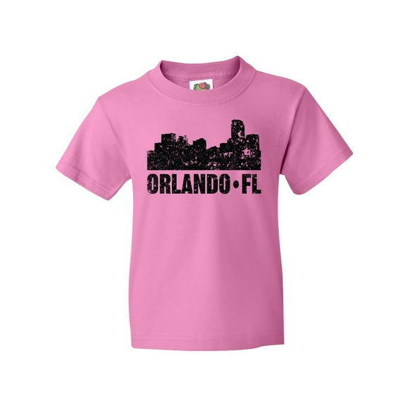 Inktastic Orlando Skyline with Grunge Youth T-Shirt
