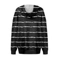 thumbnail image 6 of Hoodies For Women Oversized Winter Cute Sweatshirts Pullover Trendy Fall Clothes, Retro Print Lightweight Design without Pockets for Fall Winter Fashion and Comfort,Black,L, 6 of 8