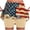 Style-01-Brown, variant on 4th of July Skorts for Women Patriotic Stars and Strip Tennis Skirts with Liner Shorts American Flag Graphic Workout Skort Blue M