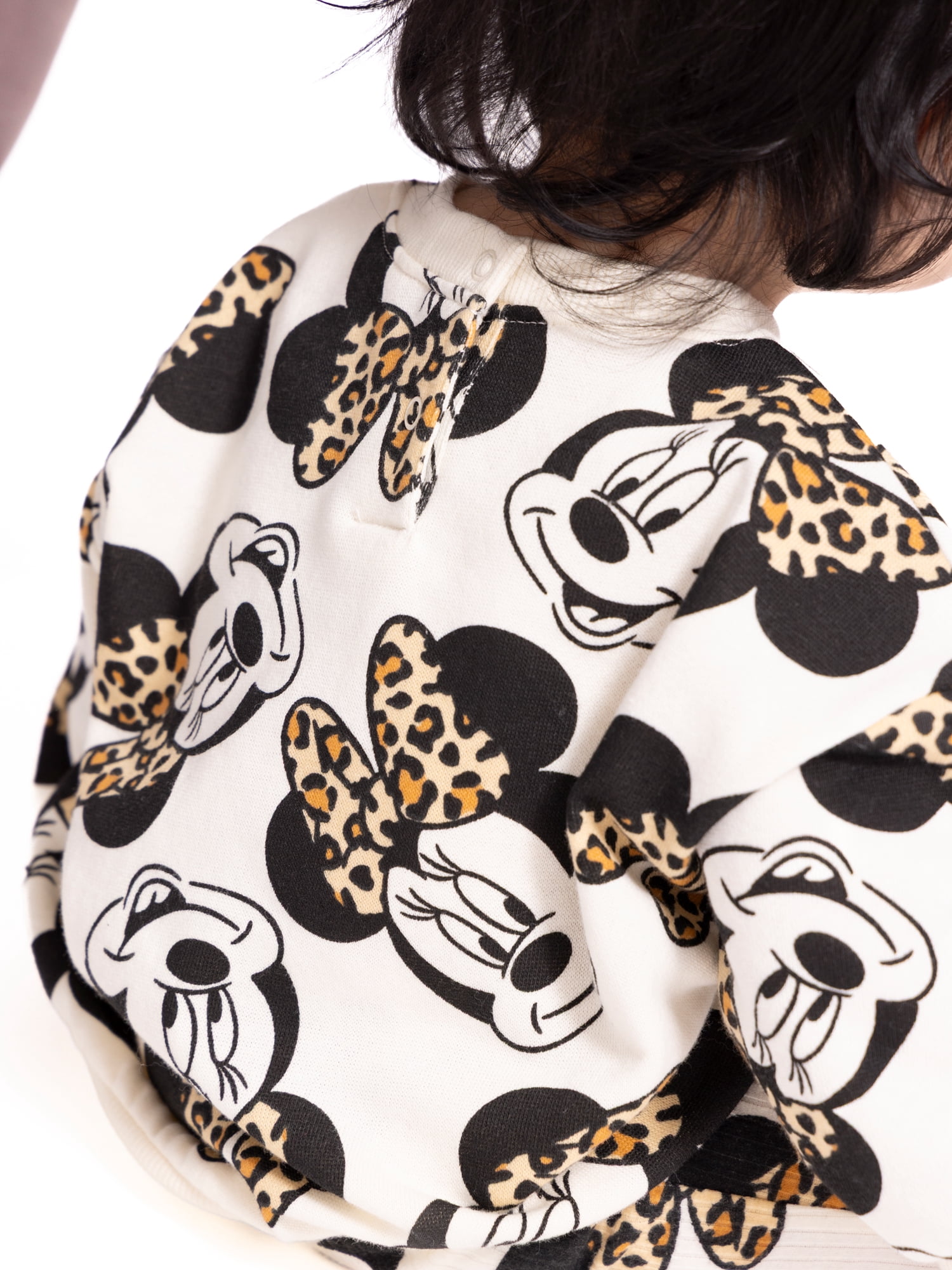Minnie Mouse Baby Girls Print Sweatshirt and Flared Leggings, 2-Piece, Sizes 0M-24M