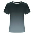 thumbnail image 5 of Olyvenn Womens Tops Summer Basic T Shirts Business Casual Loose Fit Cap Sleeve Tee Cute Clothes Trendy Fashion Outfits Dark Gray L, 5 of 6