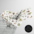 thumbnail image 4 of Sweet Jojo Designs Watercolor Woodland Forest Animals Boy, Girl, Unisex/Gender Neutral Multi Use Baby Car Seat and Nursing Cover, 4 of 6