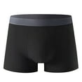 thumbnail image 2 of Xysaqa Mens Trunks Big & Tall Underwear Cotton Boxers Briefs Short Leg Comfortable Breathable Underpants Plus Size 3X 4X 5X Summer Savings, 2 of 7