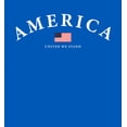thumbnail image 2 of Americana American Flag Blue Adult Long Sleeve Hoodie-Large, 2 of 3