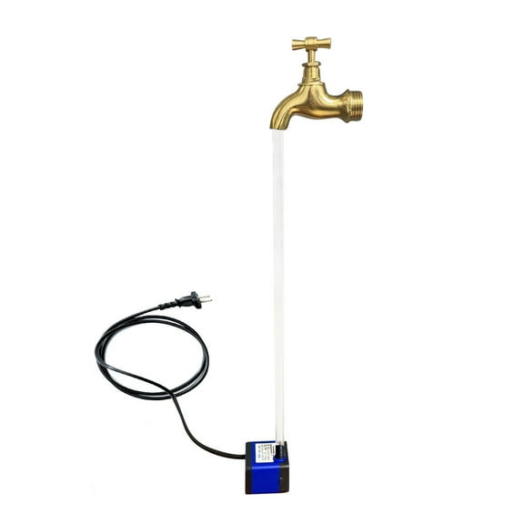 Invisible Watering Can Fountain, Metal, Easy Setup, Submersible Pump Included, for Home,Garden Decorative Water Feature