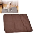 thumbnail image 3 of NFTIGB Pet Cooling Mat Breathable Soft Summer Dog Cat Sleeping Pad for Kennel Sofa Bed Floor Brown XL (11.81 inches / 30 cm), 3 of 9