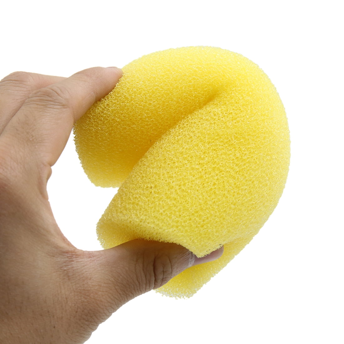 10pcs Yellow 2.6inch Dia Cylinder Aquarium Pre-Filter Sponge Filter Cartridges