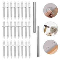 HEMOTON  200 Pcs Double-headed Nail Seamless Nails for Baseboards Sturdy Fixation