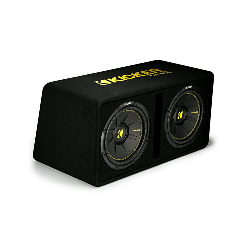 Kicker Dual 12 Inch Comp Bass Package 44DCWC122 with CXA8001 Kicker Dual 12 Inch Comp Bass Package 44DCWC122 with CXA8001