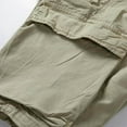 thumbnail image 4 of Workout Shorts Men Stretch Waist Casual Cargo Shorts Summer 4 Pocket Beach Work Khaki 30, 4 of 7