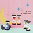 thumbnail image 3 of Sand Timer Monsin Colorful, paquete de 6 unidades, 1/3/5/10/15/30 minutos, 3 of 6