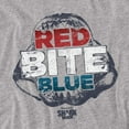 thumbnail image 2 of Shark Week Officially Licensed Red Bite and Blue Unisex Adult Canvas Brand T Shirt, Athletic Heather, X-Large, 2 of 4