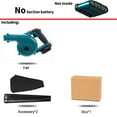 thumbnail image 2 of 2200W 2 IN 1 Foldable Electric Air Blower Cordless Handheld Leaf Computer Dust Collector Power Tool For 18V Battery ,Long Lasting, 2 of 7