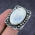 thumbnail image 2 of Natural Moonstone Gemstone Handmade 925 Sterling Silver Jewelry Ring Size 9, 2 of 2
