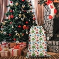 thumbnail image 4 of Christmas Bags Drawstring,White Christmas Gnome Pattern Large Xmas Christmas Gift Bags,Reusable for Xmas and New Year Party Favors and Supplies,27.6" X 19.7", 4 of 5
