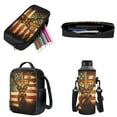 thumbnail image 3 of ZUXONGSY Vintage American Flag Elk Cross Print Patriotic Kids Backpack for Kids Toddler Girls 4 Piece Backpack Set with with Lunch Box Bag,Handbags Pencil Case and Water Pouch Back to School Gifts, 3 of 6