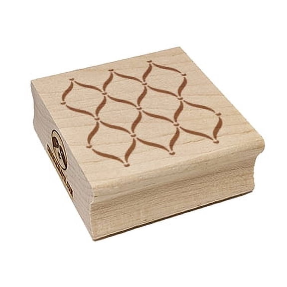 Trellis Pattern Square Rubber Stamp Stamping Scrapbooking Crafting - Small 1.25in