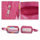 thumbnail image 3 of 1 Pc Bolsa de Maquillaje Transparente Conveniente para Mujeres para Vacaciones, Camping y Viajes de Negocios Color Rosa Rojo-M, 3 of 4
