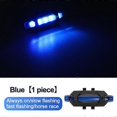 thumbnail image 1 of Mini luz estroboscópica inalámbrica roja y azul Yashi para motocicleta bicicleta scooter, 1 of 4