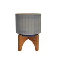 thumbnail image 3 of Sagebrook Home 16102-01 Jardinière en Maille de 5 Po avec Support, Bleu, 3 of 3
