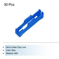 thumbnail image 3 of 30 Pcs Servo Cable Clips Lock, ABS Servo Extension Cable Buckle Fixing Holder for RC Plane Boat DIY Model Blue, 3 of 4