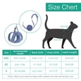 thumbnail image 5 of ORIA Cat Harness and Leash for Walking, Pet Harness, Soft Adjustable Vest Harnesses with Reflective Strips and Chest Strap, Easy Control Breathable Jacket for Dog Cat, Blue, XXS, 5 of 7