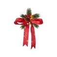 thumbnail image 2 of Christmas Present Decorating Wreath Bow Wedding Party Wrap Ribbon with Holly Berry, 2 of 6