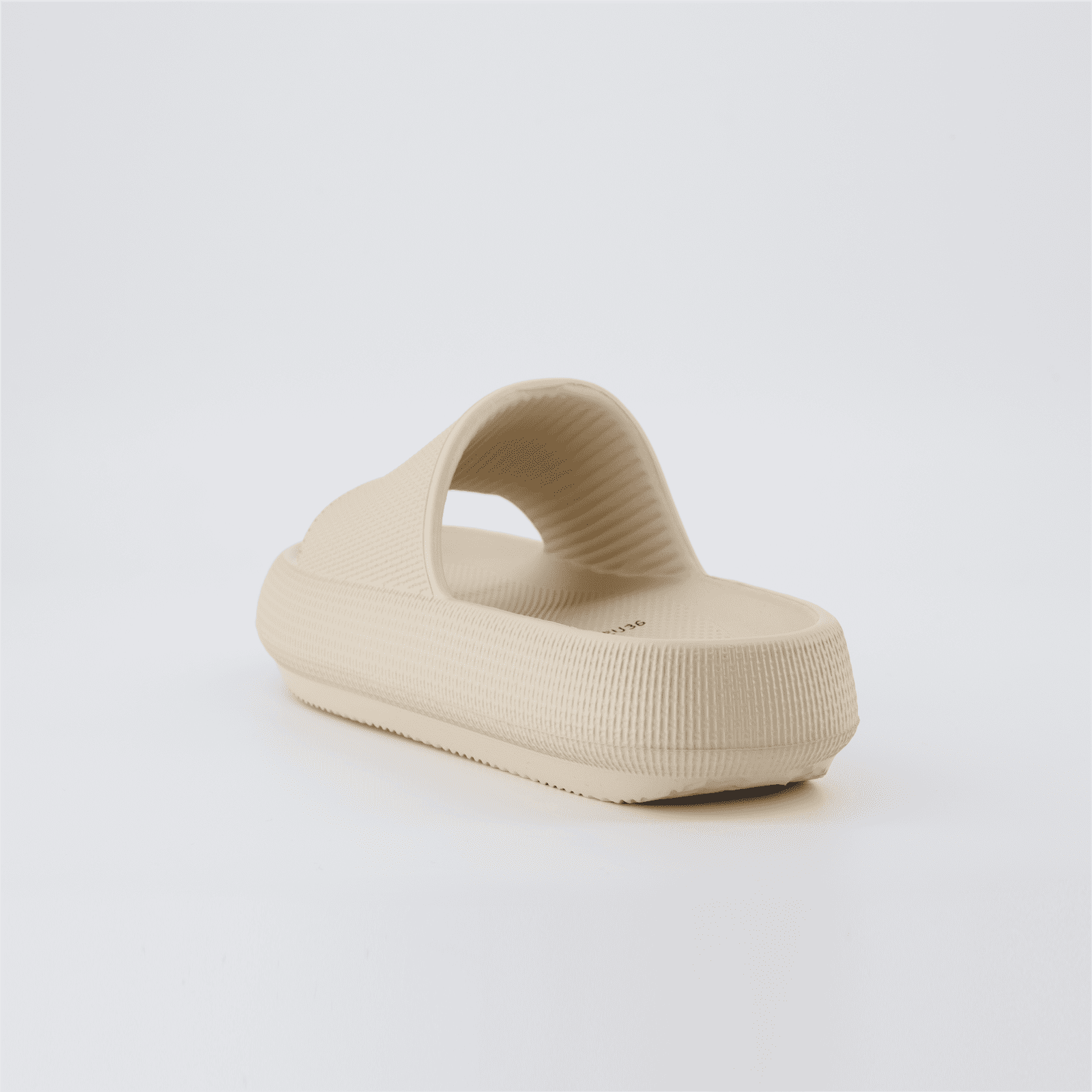 Cushionaire Women's Waterproof Feather Recovery Slide Sandal. Khaki, 8