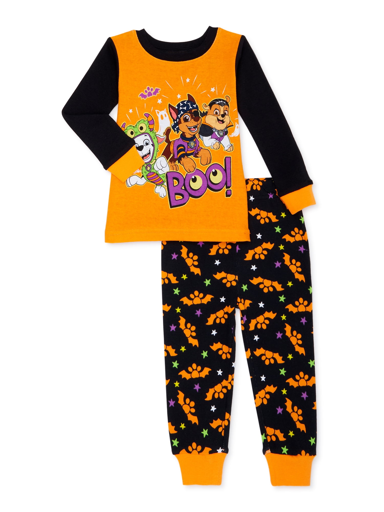 Paw Patrol Pajamas 2-Piece Snug Fit Pup Power PJs for Toddler Boys New NWT 