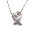 thumbnail image 2 of Pre-Owned TIFFANY & Co. Tiffany Paloma Picasso Loving Heart Necklace Silver 925 Azuki... (Good), 2 of 6