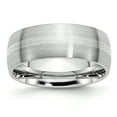 thumbnail image 1 of Bague en Satin avec Incrustation d'Argent Sterling Cobalt 8mm Taille 9, 1 of 6